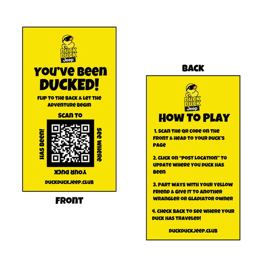 Track Your Own Duck